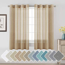 2-Pairs Taffy Semi-Sheers Light Filtering Curtains